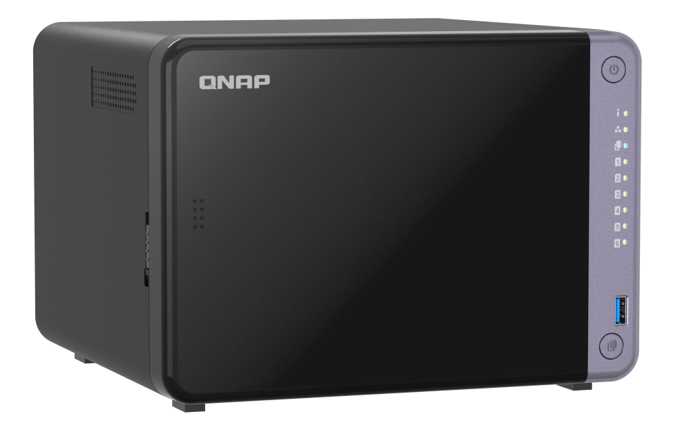 QNAP TS - 632X - 4G - US NAS DE ESCRITORIO DE 6 BAHÍAS Y 10GBE CON PROCESADOR ARM ALPINE AL524 DE CUATRO NÚCLEOS Y 4 GB DDR4 RAM (SIN DISCO) TS-632X-4G-US - SMART BUSINESS
