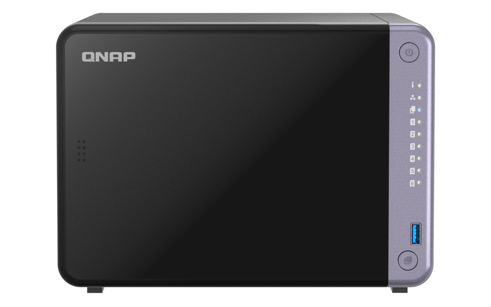 QNAP TS - 632X - 4G - US NAS DE ESCRITORIO DE 6 BAHÍAS Y 10GBE CON PROCESADOR ARM ALPINE AL524 DE CUATRO NÚCLEOS Y 4 GB DDR4 RAM (SIN DISCO) TS-632X-4G-US - SMART BUSINESS