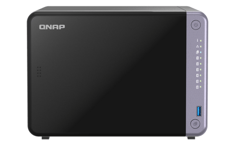 NAS QNAP TS-632X-4G-US — vista 2 — sin discos incluidos