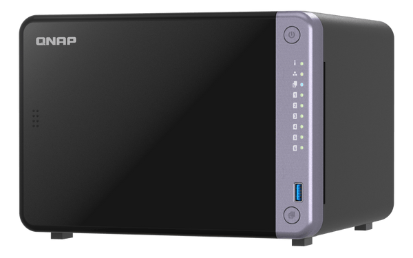 QNAP TS - 632X - 4G - US NAS DE ESCRITORIO DE 6 BAHÍAS Y 10GBE CON PROCESADOR ARM ALPINE AL524 DE CUATRO NÚCLEOS Y 4 GB DDR4 RAM (SIN DISCO) TS-632X-4G-US - SMART BUSINESS