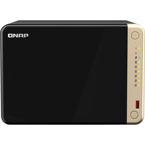 QNAP TS - 664 - 8G NAS 6 - BAY, INTEL CELERON QUAD - CORE, 8GB RAM DDR4, 2.5GBE X2, HDMI, RAID 0/1/5/6/10/JBOD, SATA 6GB/S, QTS 5.1 TS-664-8G-US - SMART BUSINESS