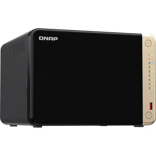 QNAP TS - 664 - 8G NAS 6 - BAY, INTEL CELERON QUAD - CORE, 8GB RAM DDR4, 2.5GBE X2, HDMI, RAID 0/1/5/6/10/JBOD, SATA 6GB/S, QTS 5.1 TS-664-8G-US - SMART BUSINESS