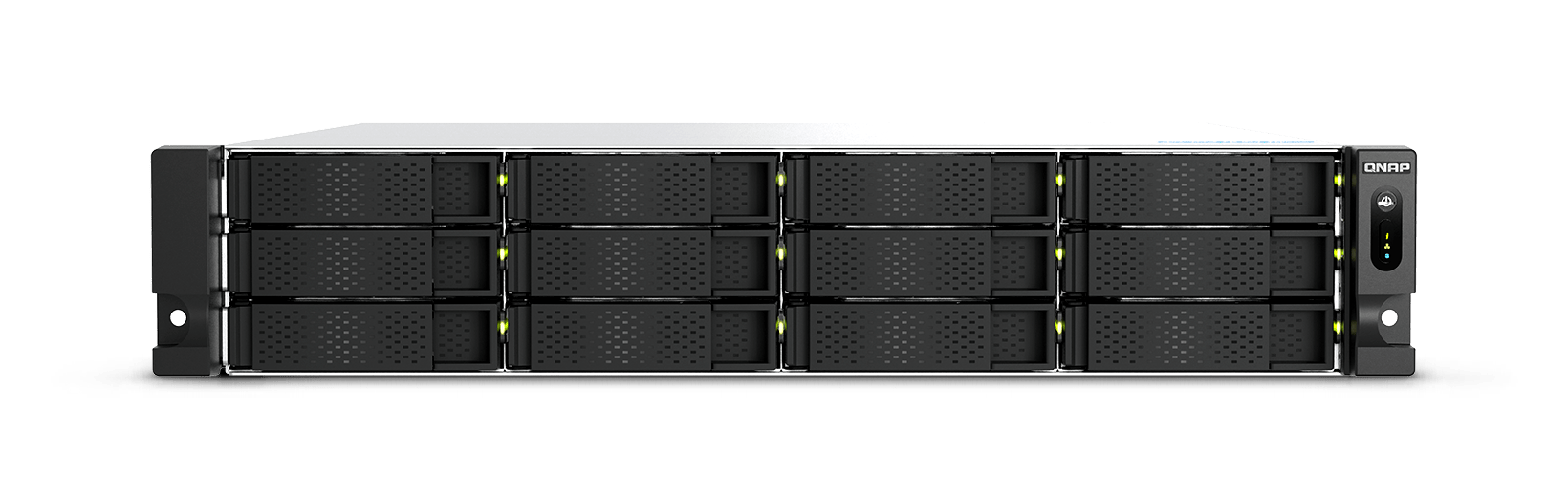 QNAP TS - h1277AXU - RP - R5 - 16G NAS 12 - Bay, Ryzen 5 6 - Core, 16GB DDR5, 10GbE/2.5GbE, RAID 0/1/5/6/10/50/60, Rack 2U, QTS 5.1.3, SATA, Flash 5GB TS-H1277AXU-RP-R5-16G-US - SMART BUSINESS