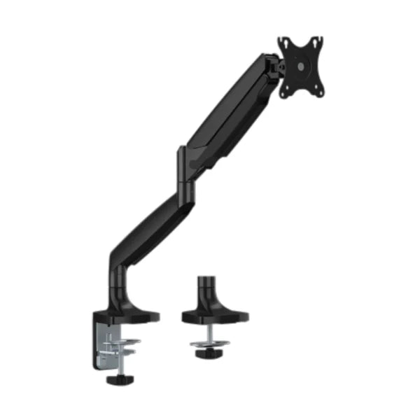 RACK DE ESCRITORIO HIDRÁULICO LDT82 - C012E – SOPORTE DE BRAZO AJUSTABLE PARA MONITORES DE 17″ A 45″, VESA 100X100 MM, CAPACIDAD 15 KG, ROTACIÓN 360°, ERGONOMÍA Y ESTABILIDAD, GARANTÍA 2 AÑOS LDT82-C012E - SMART BUSINESS