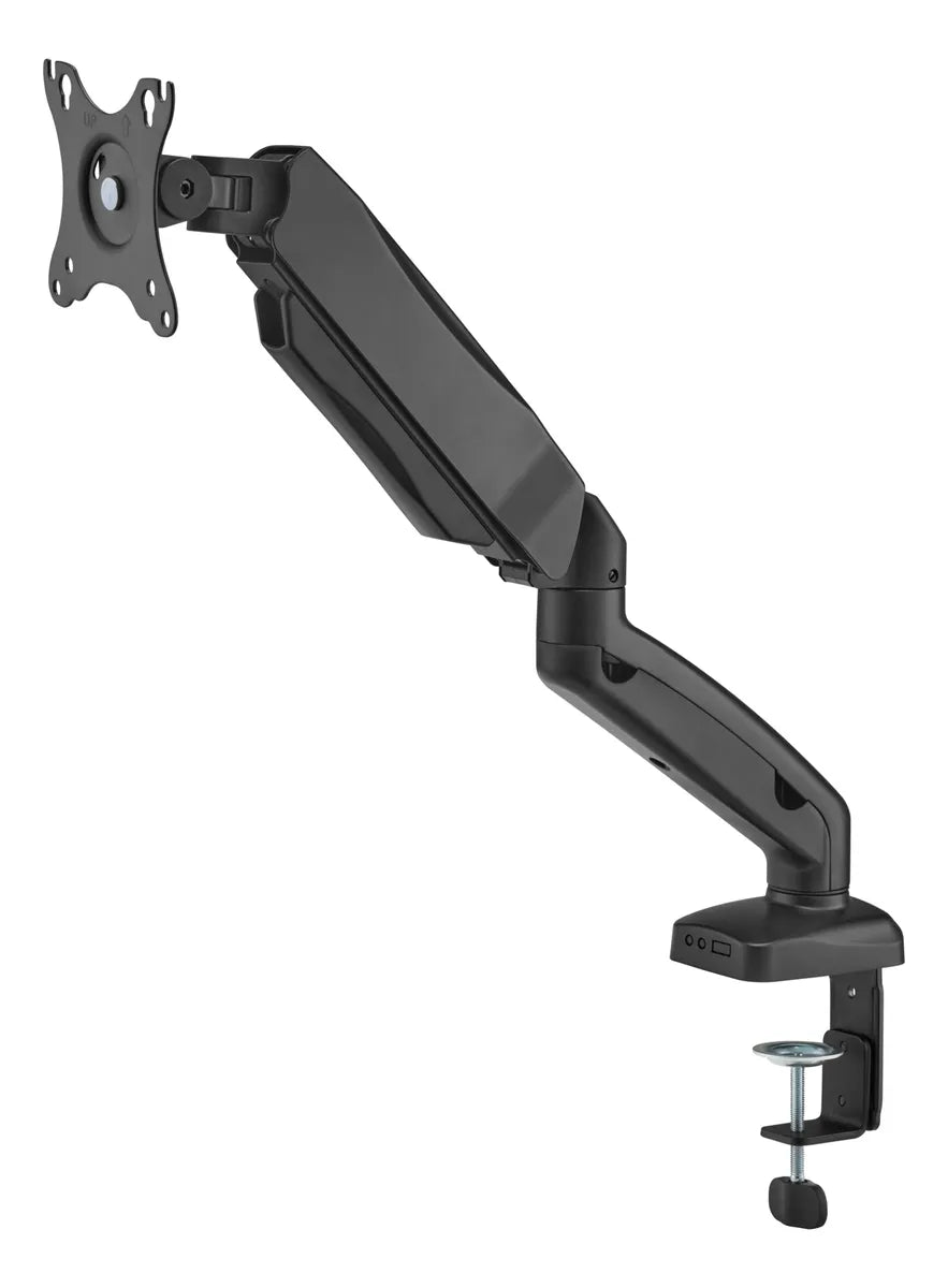 RACK DE ESCRITORIO HIDRÁULICO PARA MONITOR DE 17 A 32 PULGADAS, AJUSTE ERGONÓMICO, SOPORTE RESISTENTE EN COLOR NEGRO IDEAL PARA OFICINA, GAMING O STREAMING KE-C012 - SMART BUSINESS