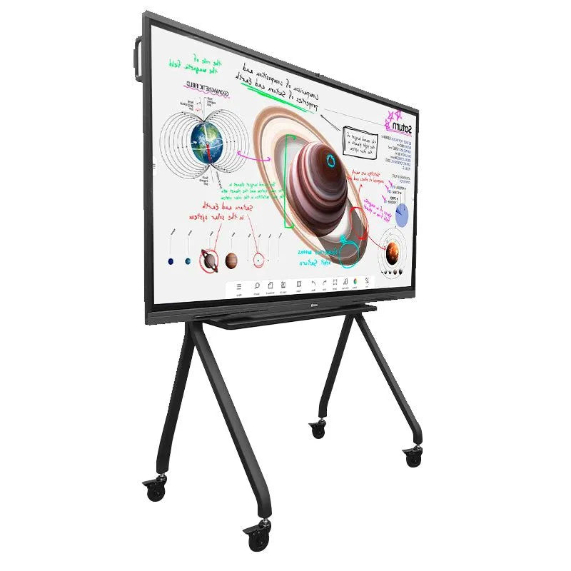 RACK PORTATIL TEROS TE-9010S PARA PANTALLA TACTIL INTERACTIVA DE 75"-"86", COLOR NEGRO. - SMART BUSINESS