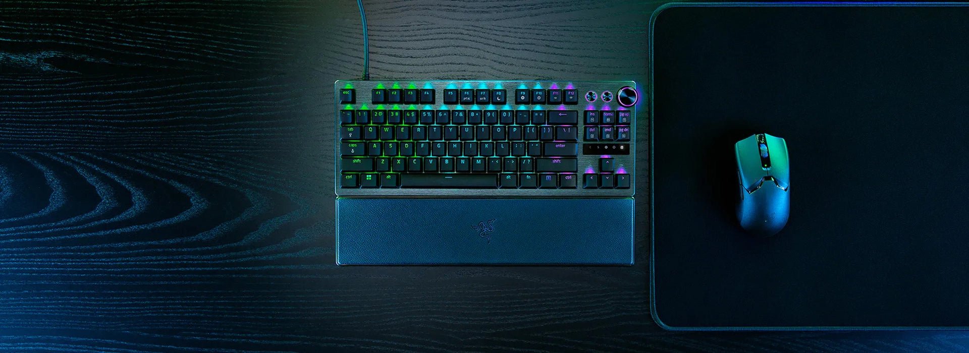 Teclado gaming Razer Huntsman V3 Pro TKL negro — RZ03-04980200-R3U1