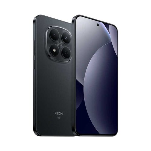Smartphone Redmi Note 15 Pro 5G 8GB 256GB negro vista frontal y posterior