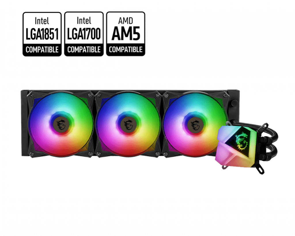 REFRIGERADOR LÍQUIDO DE CPU MSI MAG CORELIQUID C360 V2 WHITE, RGB, 360MM, ALTO RENDIMIENTO MAG CORELIQUID C360 V2 WHITE - SMART BUSINESS