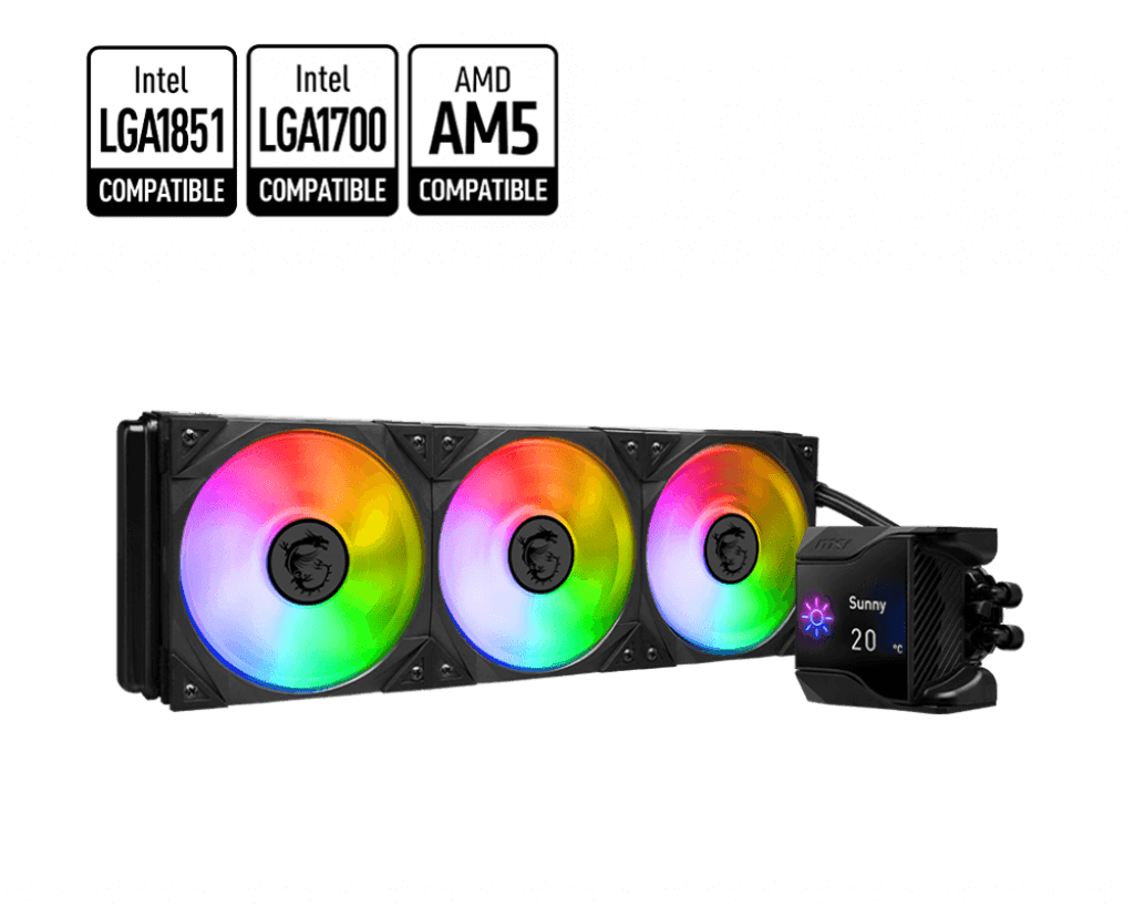 REFRIGERADOR LÍQUIDO DE CPU MSI MPG CORELIQUID D360 MPG CORELIQUID D360 - SMART BUSINESS