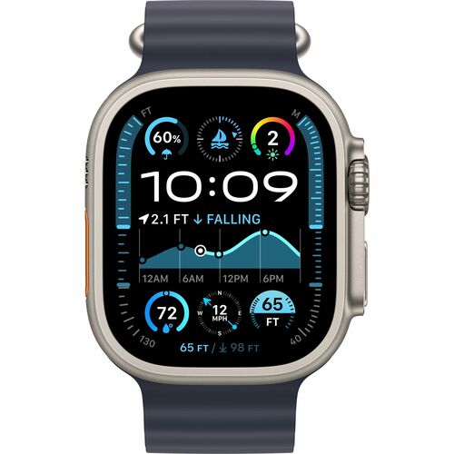 RELOJ INTELIGENTE APPLE WATCH ULTRA 2 DE 49 MM EN TITANIO NATURAL CON GPS + LTE, PANTALLA ULTRABRILLANTE Y RESISTENCIA PARA AVENTURAS MX4D3BE/A - SMART BUSINESS