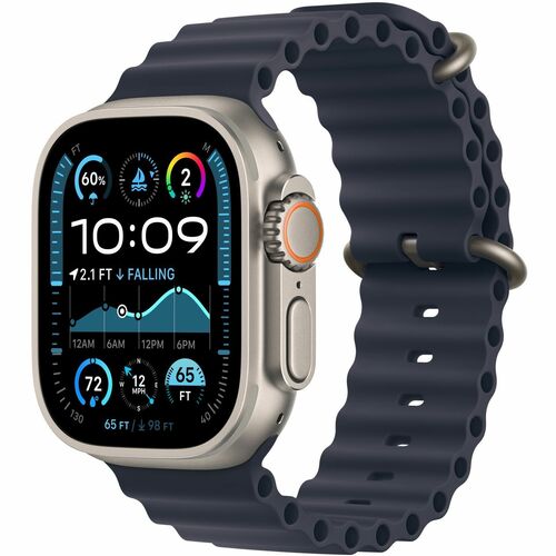 RELOJ INTELIGENTE APPLE WATCH ULTRA 2 DE 49 MM EN TITANIO NATURAL CON GPS + LTE, PANTALLA ULTRABRILLANTE Y RESISTENCIA PARA AVENTURAS MX4D3BE/A - SMART BUSINESS
