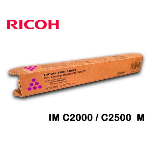 Ricoh 842444 tóner magenta para IM C2000 e IM C2500 vista del cartucho