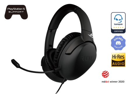 ROG STRIX GO CORE – HEADSET GAMING 3.5 MM HI - RES, MIC DESMONTABLE, DISEÑO LIGERO Y COMPATIBILIDAD MULTIPLATAFORMA 90YH02R1-B1UA00 - SMART BUSINESS