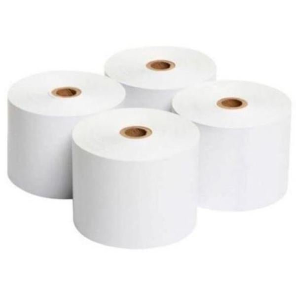 ROLLO DE ETIQUETA TÉRMICA SAT – 80 MM × 60 M, 48 G, NÚCLEO C60, IDEAL PARA IMPRESORAS POS / CÓDIGOS DE BARRAS SATRT8060C60ON - SMART BUSINESS