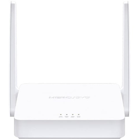 ROUTER MERCUSYS FAST ETHERNET MW302R, INALÁMBRICO, 300 MBIT/S, 3X RJ - 45, 2.4GHZ, CON 2 ANTENAS EXTERNAS DE 5DBI MW302R - SMART BUSINESS