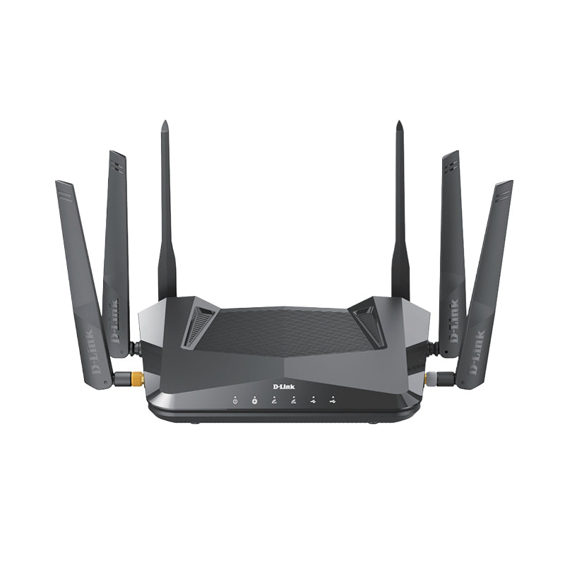 ROUTER WI-FI 6 D-LINK DIR-X4860 AX4800, DUAL BAND 2.4/5GHZ, 6 ANTENAS EXTERNAS, ALTA VELOCIDAD Y COBERTURA, IDEAL PARA STREAMING, GAMING Y HOGAR CONECTADO