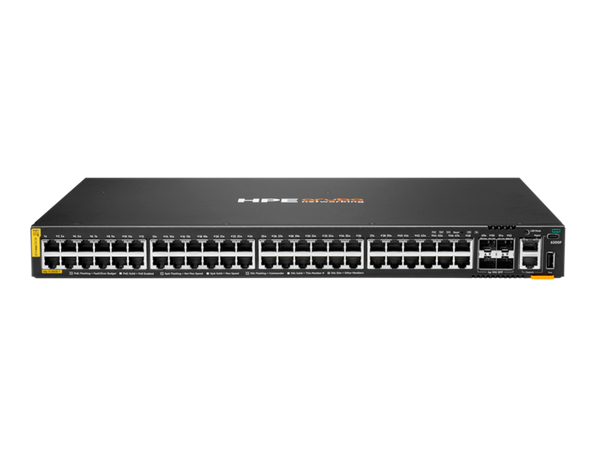 Switch HPE Networking Instant On Gigabit Ethernet CX 6200F, 48 Puertos PoE 10/100/1000Mbps + 4 Puertos SFP+, 370W, 176Gbit/s, 32768 Entradas - Administrable
