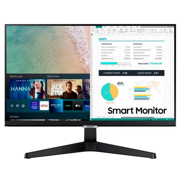 SAMSUNG 24" MONITOR LED FHD SMART TIZEN HDMI USB WIFI BLUETOOTH LS24AM506NLXPE - SMART BUSINESS