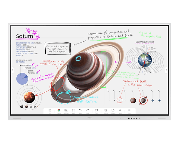 SAMSUNG FLIP PRO WM75B - C - RP – PANTALLA INTERACTIVA LED TÁCTIL 75" 4K UHD, CONECTIVIDAD LAN/WLAN/USB/HDMI, GARANTÍA 36 MESES ON - SITE LH75WMBWLGCXZA-C-RP - SMART BUSINESS