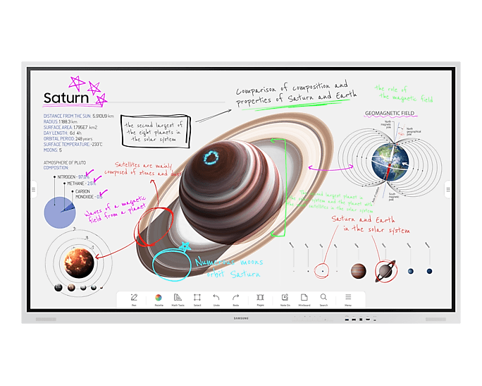 SAMSUNG FLIP PRO WM75B(LH75WMBWLGCXZA - N7 - C - RP - IAC - RM) – PANTALLA INTERACTIVA LED TÁCTIL 75" 4K UHD, CONECTIVIDAD LAN/WLAN/USB/HDMI, GARANTÍA 36 MESES ON - SITE LH75WMBWLGCXZA-N7-C-RP-IAC-RM - SMART BUSINESS