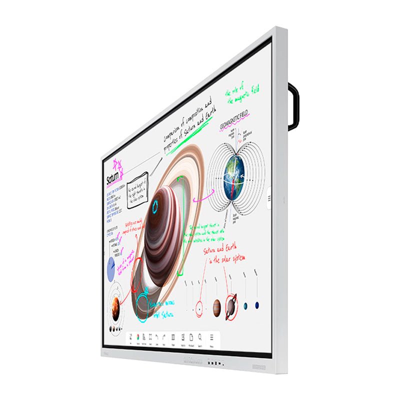SAMSUNG INTERACTIVE PRO WM75B 75" 4K UHD LCD TÁCTIL, COLABORATIVA, INFRARROJO, 350CD/M², CONTRASTE 4000:1, USB/HDMI/BLUETOOTH, SISTEMA TIZEN 6.5, 16:9 LH75WMBWLGCXZA - SMART BUSINESS