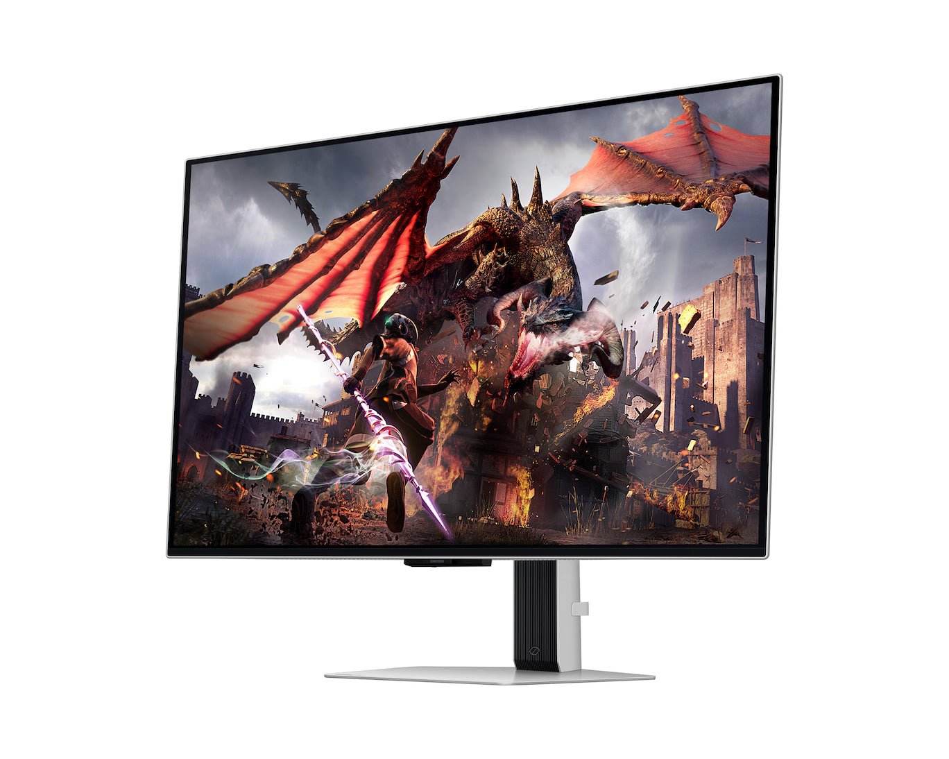 Monitor Gamer Samsung Odyssey OLED G8 (G80SD) de 32" 4K UHD - Panel QD - OLED - 240Hz - 0.03ms (GtG) - HDR10+ Gaming - Procesador NQ8 con IA - Smart TV Integrado - AMD FreeSync Premium Pro - LS32DG800SLXPE de Samsung | first_variant_option_1 — Envío inmediato