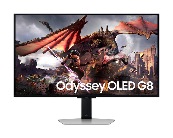 Monitor Gamer Samsung Odyssey OLED G8 (G80SD) de 32" 4K UHD - Panel QD - OLED - 240Hz - 0.03ms (GtG) - HDR10+ Gaming - Procesador NQ8 con IA - Smart TV Integrado - AMD FreeSync Premium Pro - LS32DG800SLXPE de Samsung | first_variant_option_1 — Envío inmediato