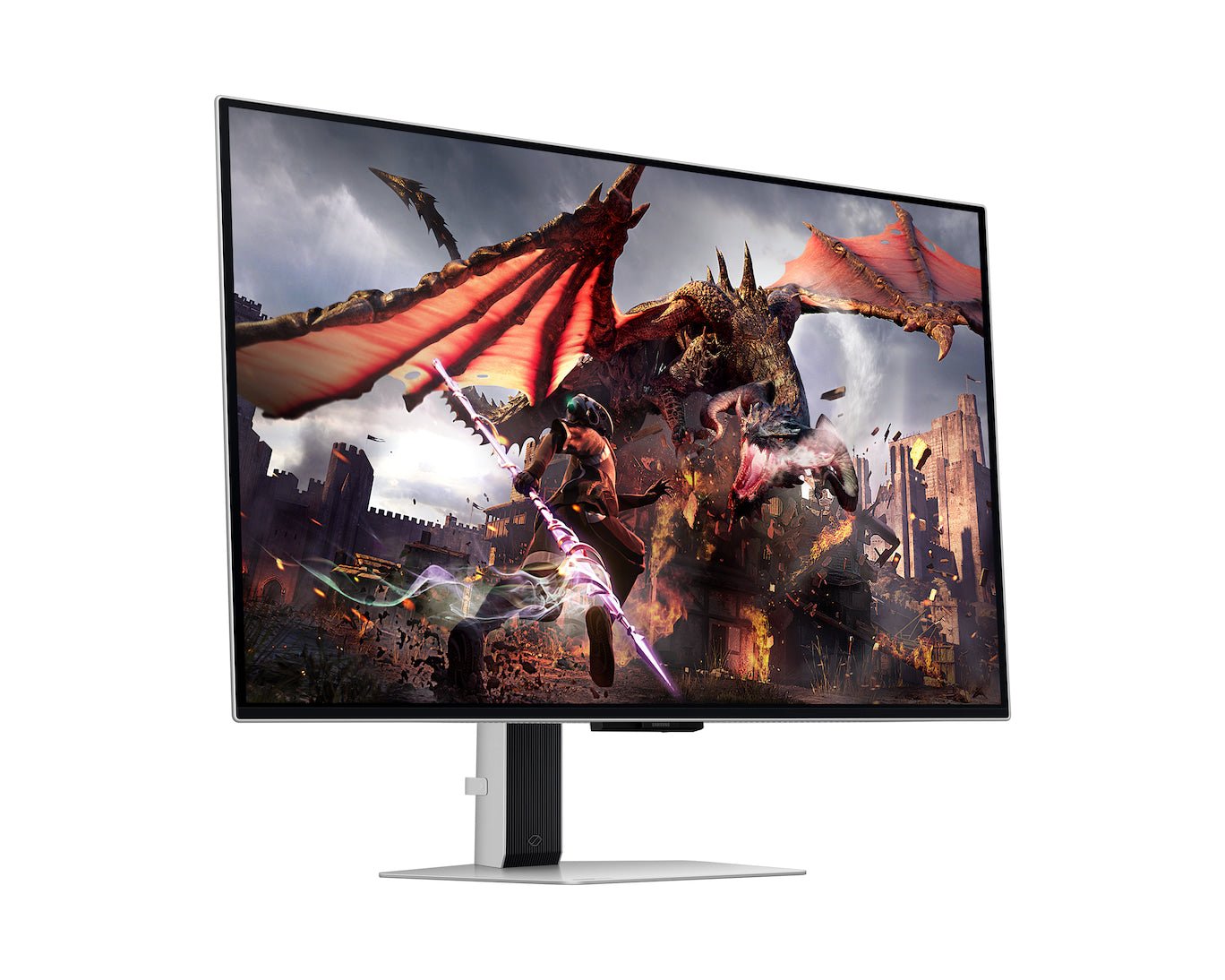 Monitor Gamer Samsung Odyssey OLED G8 (G80SD) de 32" 4K UHD - Panel QD - OLED - 240Hz - 0.03ms (GtG) - HDR10+ Gaming - Procesador NQ8 con IA - Smart TV Integrado - AMD FreeSync Premium Pro - LS32DG800SLXPE de Samsung | first_variant_option_1 — Envío inmediato