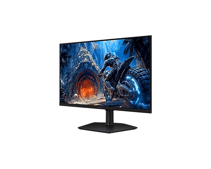Monitor gaming Samsung Odyssey G4 G40H LS27HG400ENXZA perspectiva derecha
