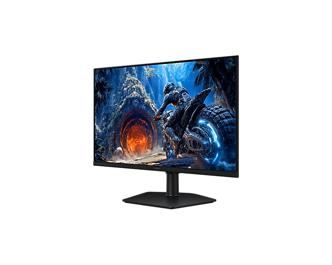 Monitor gaming Samsung Odyssey G4 G40H LS27HG400ENXZA perspectiva derecha