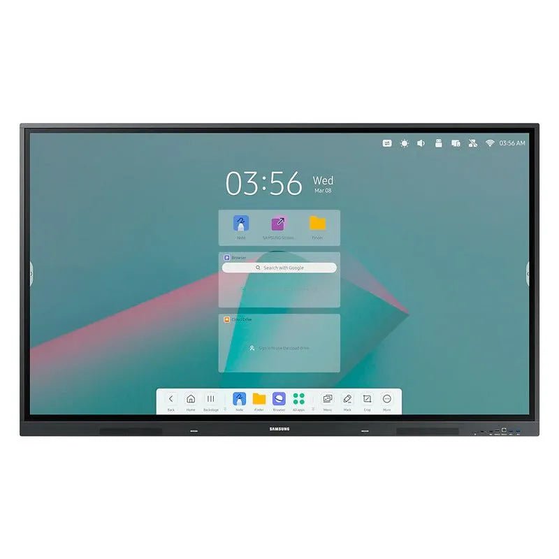 SAMSUNG WA75D 190.5CM (75") 4K UHD LCD PANTALLA DE COLABORACIÓN - INFRARROJO (IRDA) - PANTALLA TÁCTIL - 3840 X 2160 - 400CD/M² - 1,200:1 CONTRAST RATIO - 2160P - USB - HDMI - BLUETOOTH - ANDROIDE 13 - SMART BUSINESS
