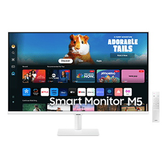 SAMSUNG SMART MONITOR 27"M5 FLAT 60HZ HDMI WIFI LS27DM501ELXPE - SMART BUSINESS