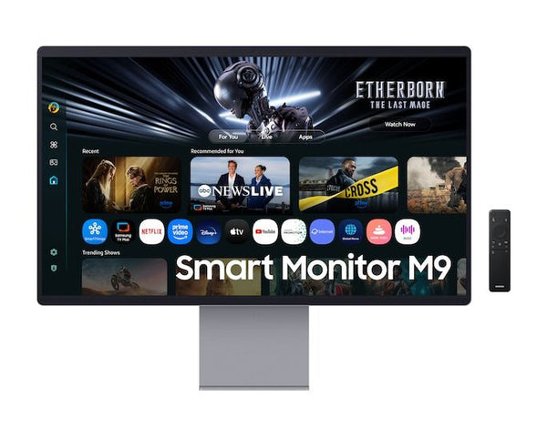 SAMSUNG SMART MONITOR M9 OLED 32″ 4K / 165 HZ CON USB - C 90W, DISPLAYPORT, HDMI, PIVOT — IDEAL PARA GAMING, TRABAJO Y ENTRETENIMIENTO LS32FM902SLXPE - SMART BUSINESS