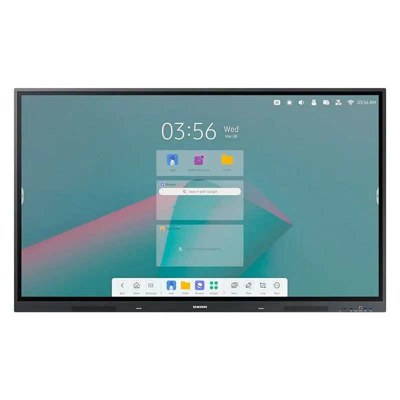 SAMSUNG WA75D 190.5CM (75") 4K UHD LCD PANTALLA DE COLABORACIÓN - INFRARROJO (IRDA) - PANTALLA TÁCTIL - 3840 X 2160 - 400CD/M² - 1,200:1 CONTRAST RATIO - 2160P - USB - HDMI - BLUETOOTH - ANDROIDE 13 - SMART BUSINESS