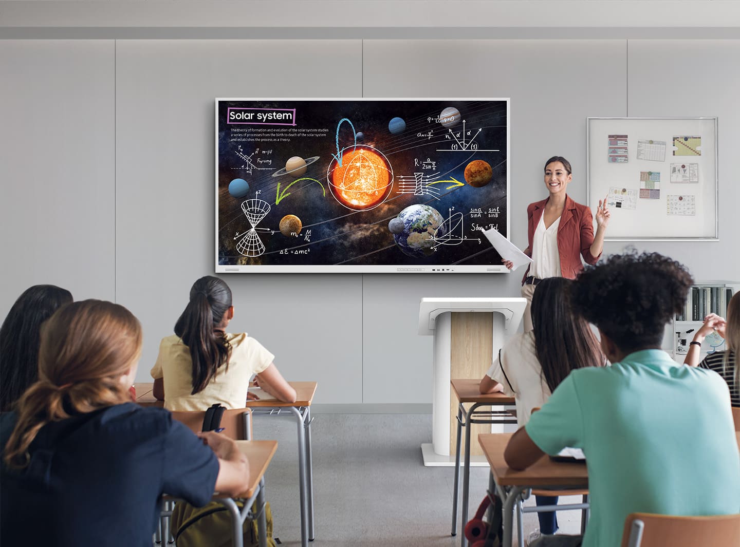 SAMSUNG WA75D 190.5CM (75") 4K UHD LCD PANTALLA DE COLABORACIÓN - INFRARROJO (IRDA) - PANTALLA TÁCTIL - 3840 X 2160 - 400CD/M² - 1,200:1 CONTRAST RATIO - 2160P - USB - HDMI - BLUETOOTH - ANDROIDE 13 - SMART BUSINESS