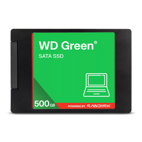 SSD WD Green 500 GB 2.5″ SATA III 545 MB/s – Shock‑Resistente, Perfil Delgado 7 mm, Baja Energía de Sandisk | first_variant_option_1 — Envío inmediato