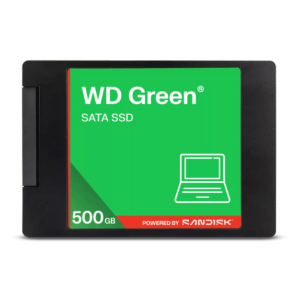 SSD WD Green 500 GB 2.5″ SATA III 545 MB/s – Shock‑Resistente, Perfil Delgado 7 mm, Baja Energía de Sandisk | first_variant_option_1 — Envío inmediato