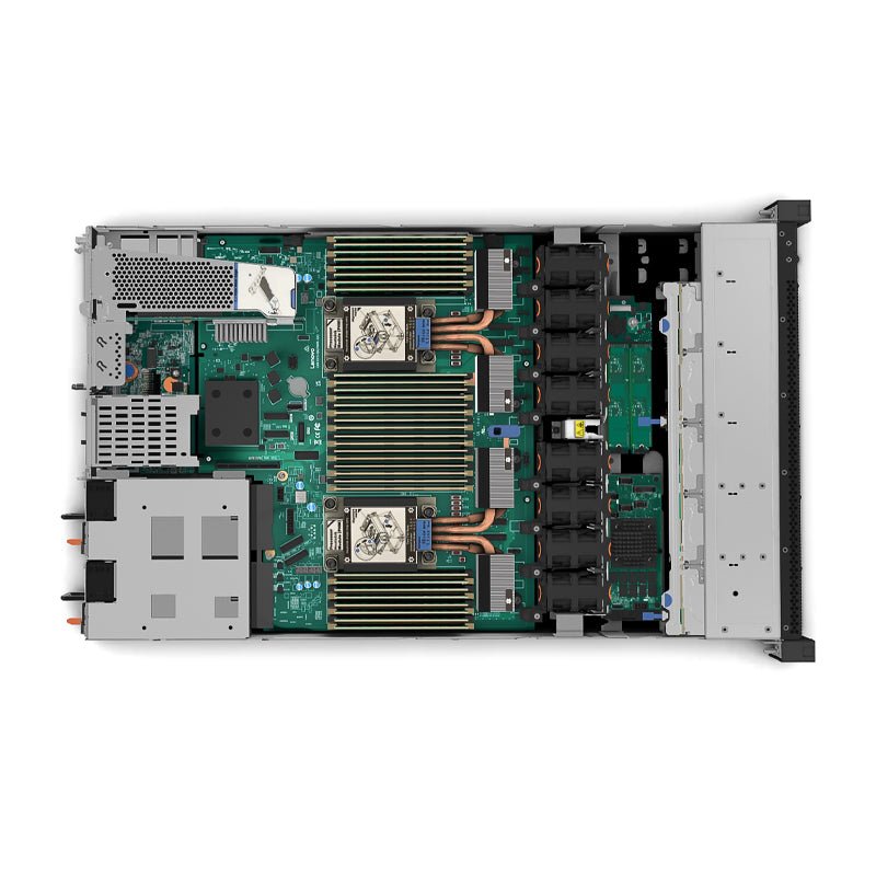 Servidor Lenovo SR650 V3, Intel Xeon Silver 4510, 32GB DDR5, máx. 24TB, 3.5", SATA/SAS, 2U - no Sistema Operativo Instalado 7D76100ELA - SMART BUSINESS