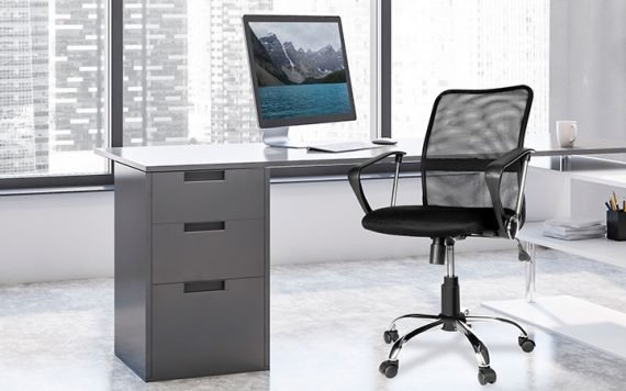 SILLA EJECUTIVA XTECH XTF - MC117 ERGONÓMICA GIRATORIA CON APOYO LUMBAR AJUSTABLE Y BASE DE METAL RESISTENTE XTF-MC117 - SMART BUSINESS