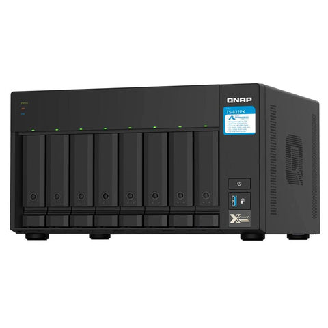 SISTEMA DE ALMACENAMIENTO SAN NAS QNAP TS - 832PX - 4G US 8 BAHÍAS 4GB DDR4 QUAD - CORE 1.70GHZ ETHERNET 10GBPS RAID MULTIPLE TS-832PX-4G-US - SMART BUSINESS