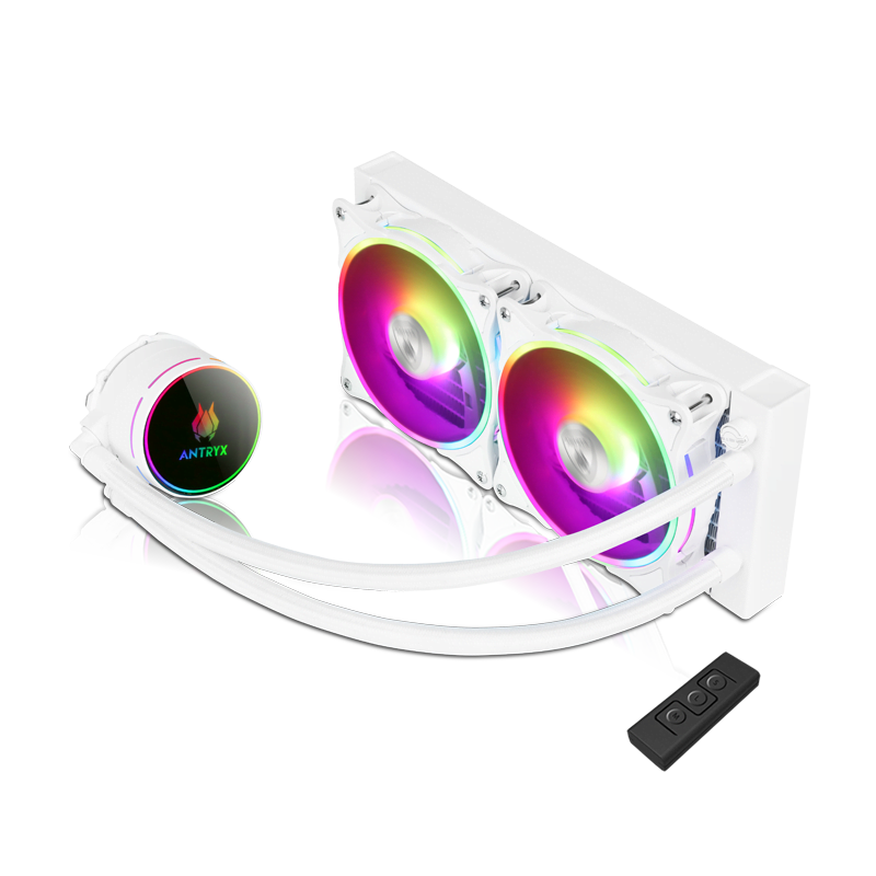 SISTEMA DE ENFRIAMIENTO LIQUIDO ANTRYX TRITON EVO  240 WHITE, ARGB (AWC-TE240W) - SMART BUSINESS