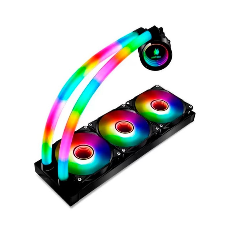 SISTEMA DE ENFRIAMIENTO LIQUIDO ANTRYX TRITON EVO  360 BLACK, ARGB (AWC-TE360K) - SMART BUSINESS