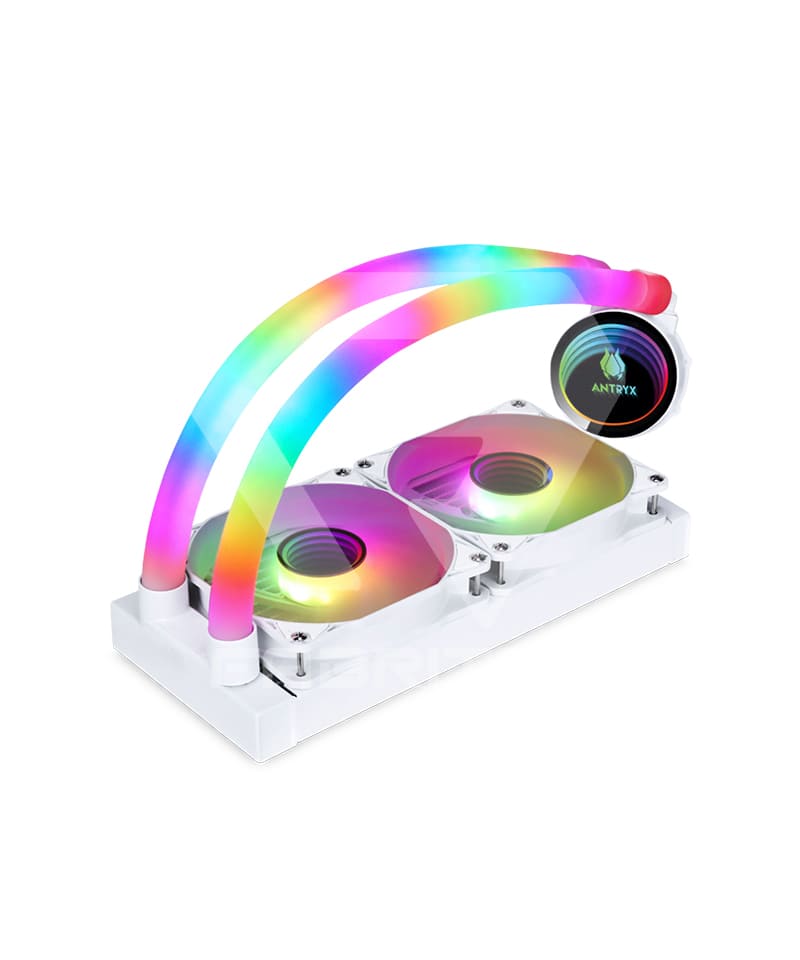 SISTEMA DE ENFRIAMIENTO LIQUIDO ANTRYX TRITON  INFINITY 240 WHITE, ARGB (AWC-TI240W) - SMART BUSINESS