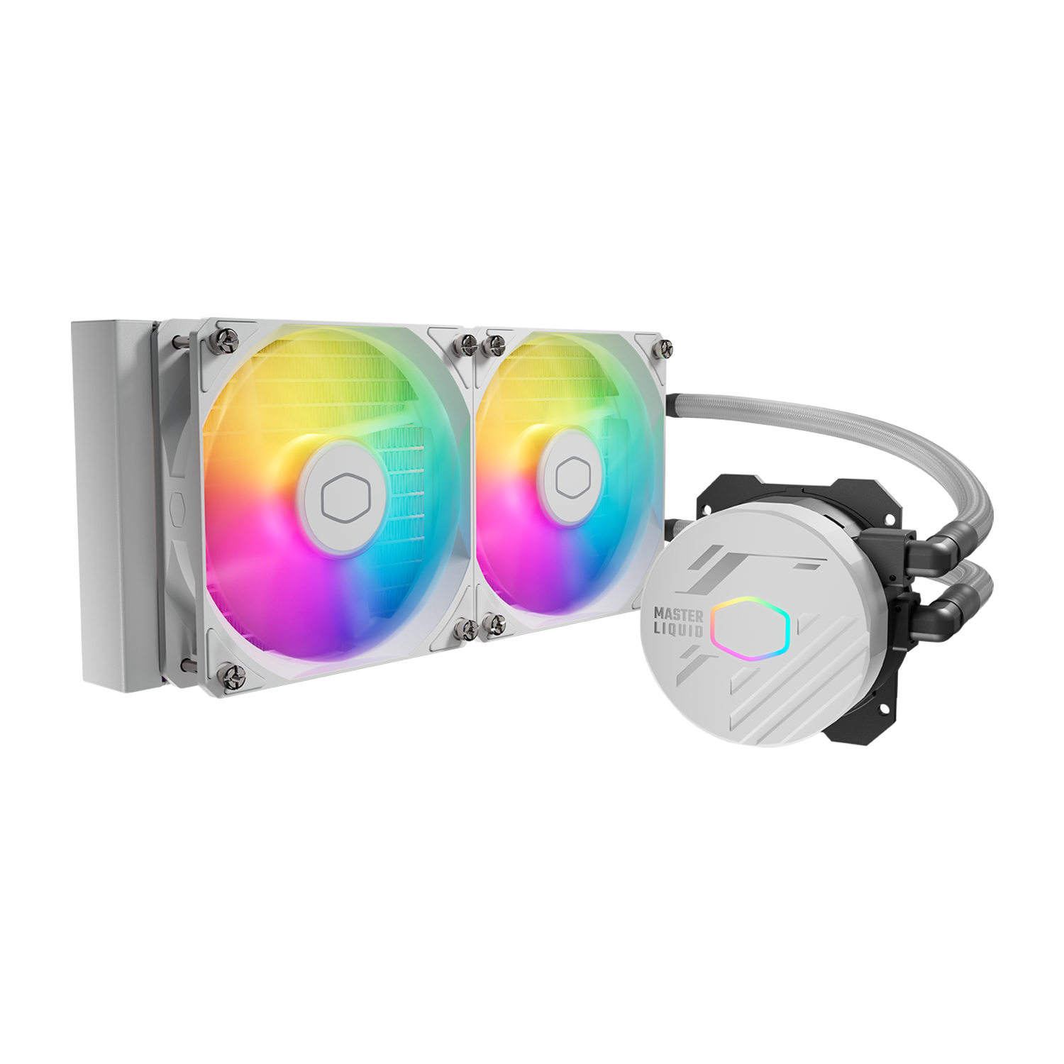 Sistema De Enfriamiento Liquido Cooler Master Masterliquid 240L Core Argb White ( Mlw-D24M-A18Pz-Rw ) - SMART BUSINESS