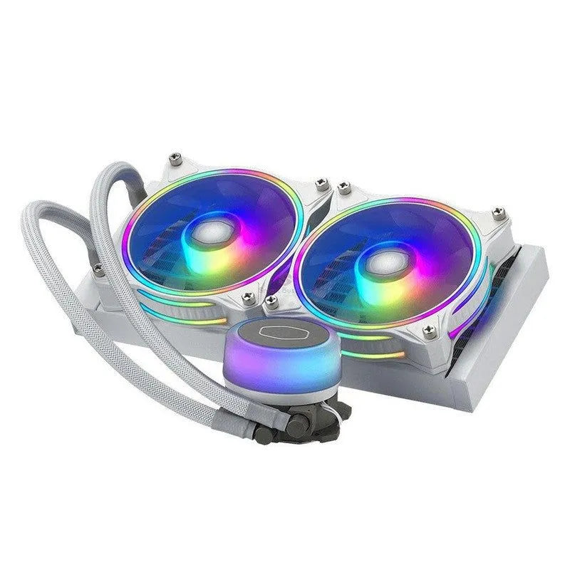 Sistema De Enfriamiento Liquido Cooler Master Masterliquid Ml240 Illusion White Edition, With Lga1700 / Am4 | Led-Rgb (Mlx-D24M-A18Pw-R1) - SMART BUSINESS