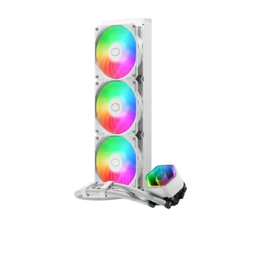 SISTEMA DE ENFRIAMIENTO LÍQUIDO PARA CPU DE 360 MM CON VENTILADORES ARGB Y DISEÑO SILENCIOSO – BLANCO MLW-D36M-A18PA-RW - SMART BUSINESS