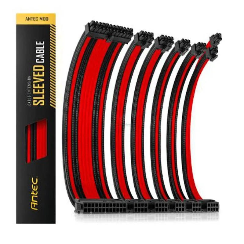 Sleeved Extension Kit Antec Psuscb30-201-Red/Black 0-761345-99943-4 - SMART BUSINESS