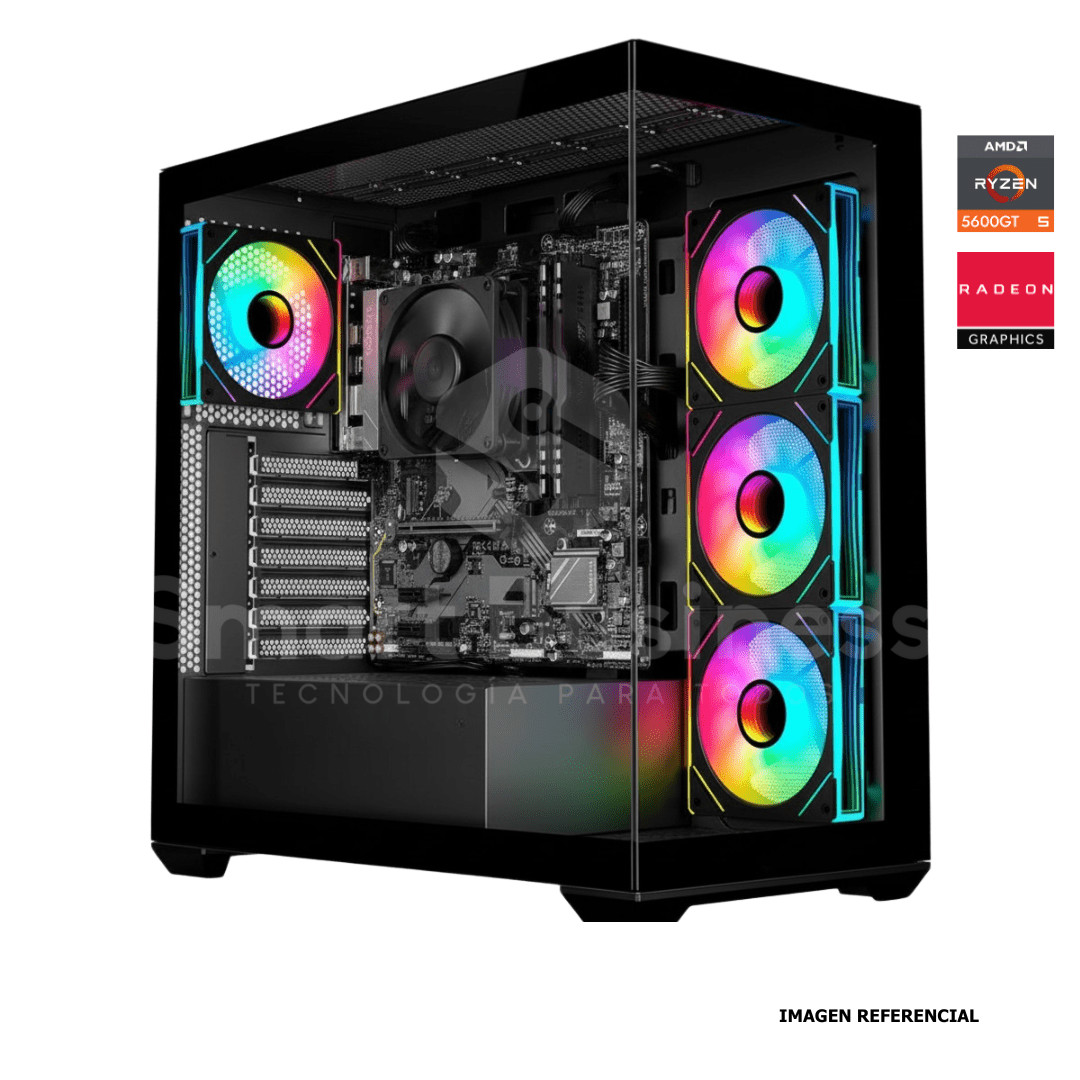 CPU Ryzen 5 5600GT · B550M - A PRO · 16GB (2×8GB) DDR4 3200 · SSD M2 512GB de Smart Business | first_variant_option_1 — Envío inmediato