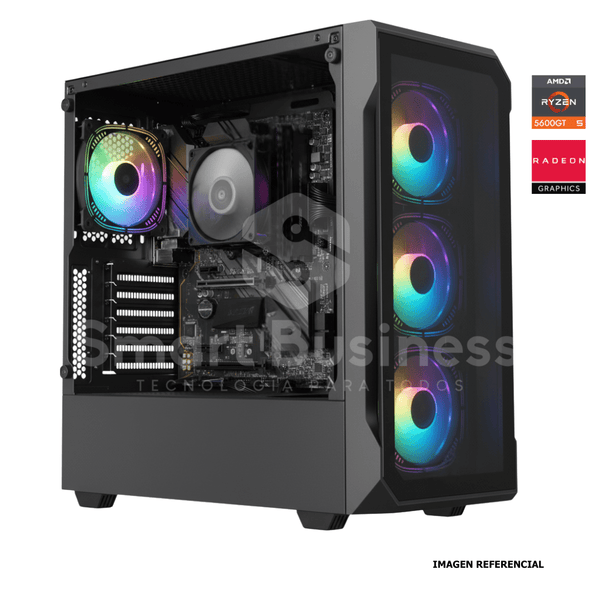CPU Ryzen 5 5600GT · B550M - A PRO · 16GB (2×8GB) DDR4 3200 · SSD M2 512GB de Smart Business | first_variant_option_1 — Envío inmediato